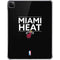 NBA Miami Heat Standard - Black iPad Pro 11in (2024) Clear Case