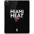 NBA Miami Heat Standard - Black iPad Pro 11in (2024) Clear Case