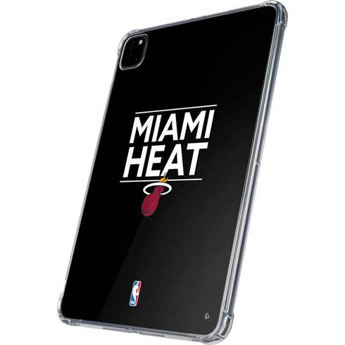 NBA Miami Heat Standard - Black iPad Pro 11in (2024) Clear Case