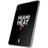 NBA Miami Heat Standard - Black iPad Pro 11in (2024) Clear Case