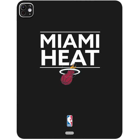 NBA Miami Heat Standard - Black iPad Pro 13in M4 (2024) Skin