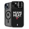 NBA Miami Heat Standard - Black iPhone 13 Kickstand Case