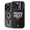 NBA Miami Heat Standard - Black iPhone 13 Pro Kickstand Case