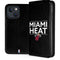 NBA Miami Heat Standard - Black iPhone 14 Plus Folio Case