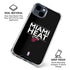 NBA Miami Heat Standard - Black iPhone 15 Clear Case