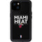 NBA Miami Heat Standard - Black iPhone 15 Plus Waterproof Case