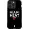 NBA Miami Heat Standard - Black iPhone 15 Pro Impact Case