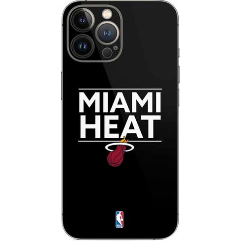 NBA Miami Heat Standard - Black iPhone 15 Pro Max Skin