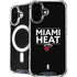 NBA Miami Heat Standard - Black iPhone 16 MagSafe Case