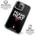 NBA Miami Heat Standard - Black iPhone 16 Pro Clear Case