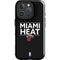 NBA Miami Heat Standard - Black iPhone 16 Pro Impact Case