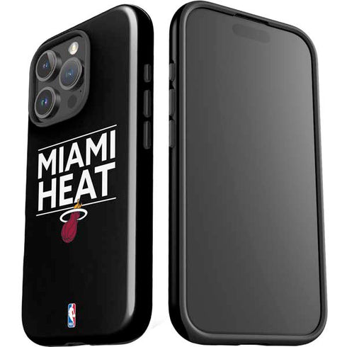 NBA Miami Heat Standard - Black iPhone 16 Pro Impact Case