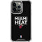 NBA Miami Heat Standard - Black iPhone 16 Pro Max Clear Case