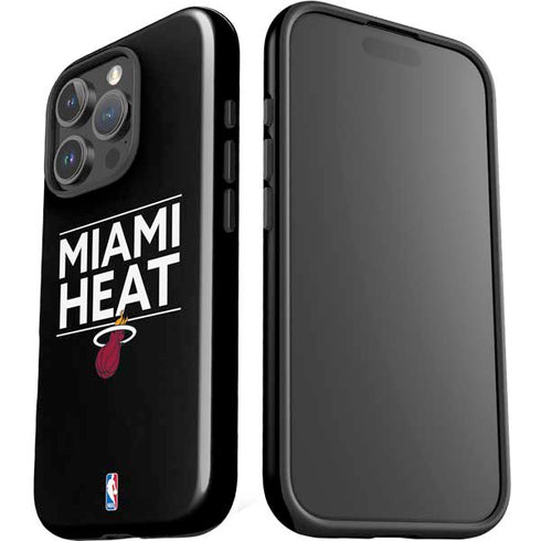 NBA Miami Heat Standard - Black iPhone 16 Pro Max Impact Case