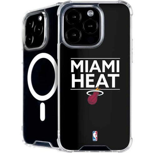 NBA Miami Heat Standard - Black iPhone 16 Pro Max MagSafe Case
