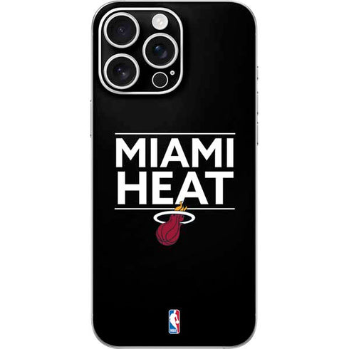 NBA Miami Heat Standard - Black iPhone 16 Pro Max Skin