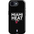 NBA Miami Heat Standard - Black iPhone 16e Impact Case