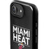 NBA Miami Heat Standard - Black iPhone 16e Impact Case