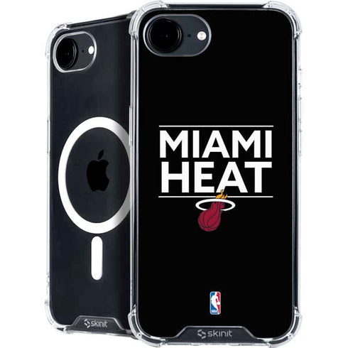 NBA Miami Heat Standard - Black iPhone 16e MagSafe Case