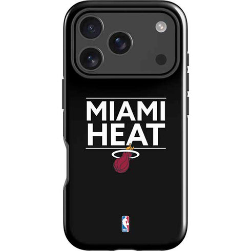 NBA Miami Heat Standard - Black iPhone 18 Pro Impact Case