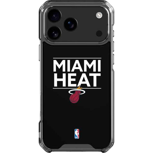 NBA Miami Heat Standard - Black iPhone 18 Pro Max Clear Case