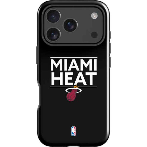 NBA Miami Heat Standard - Black iPhone 18 Pro Max Impact Case