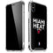 NBA Miami Heat Standard - Black iPhone X/XS Clear Case