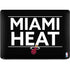 NBA Miami Heat Standard - Black Apple MacBook Air Skin