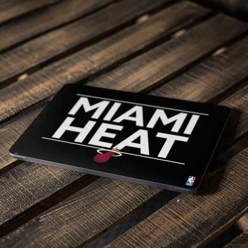 NBA Miami Heat Standard - Black Apple MacBook Air Skin