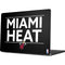 NBA Miami Heat Standard - Black Apple MacBook Pro 14-inch Skin