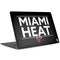 NBA Miami Heat Standard - Black MacBook Skins