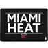 NBA Miami Heat Standard - Black MacBook Skins