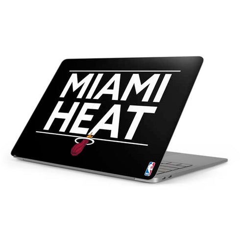 NBA Miami Heat Standard - Black Apple MacBook Pro 16-inch Skin