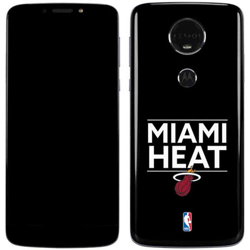 NBA Miami Heat Standard - Black Moto E5 Plus Skin