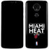 NBA Miami Heat Standard - Black Moto E5 Plus Skin