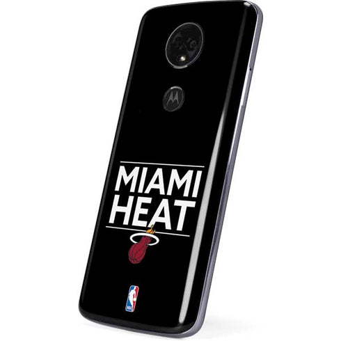 NBA Miami Heat Standard - Black Moto E5 Plus Skin