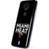 NBA Miami Heat Standard - Black Moto E5 Plus Skin