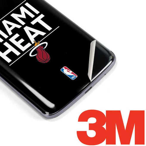 NBA Miami Heat Standard - Black Moto E5 Plus Skin