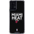 NBA Miami Heat Standard - Black Moto G Power 5G (2024) Clear Case