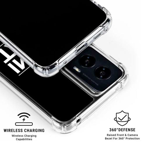 NBA Miami Heat Standard - Black Moto G Power 5G (2024) Clear Case