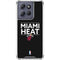 NBA Miami Heat Standard - Black Moto G Power 5G (2025) Clear Case