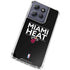 NBA Miami Heat Standard - Black Moto G Stylus 5G (2025) Clear Case