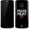 NBA Miami Heat Standard - Black Moto G6 Skin