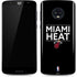 NBA Miami Heat Standard - Black Moto G6 Skin