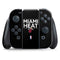 NBA Miami Heat Standard - Black Nintendo Switch (2017-2021) Joy-Con Controller Skin