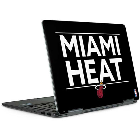 NBA Miami Heat Standard - Black Notebook 9 Pro 13in (2017) Skin