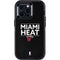 NBA Miami Heat Standard - Black Otterbox Defender iPhone Skin