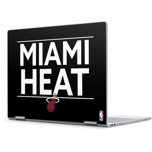 NBA Miami Heat Standard - Black Pixelbook Skin