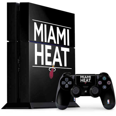 NBA Miami Heat Standard - Black PlayStation PS4 Skins