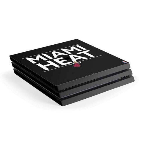 NBA Miami Heat Standard - Black PlayStation PS4 Skins